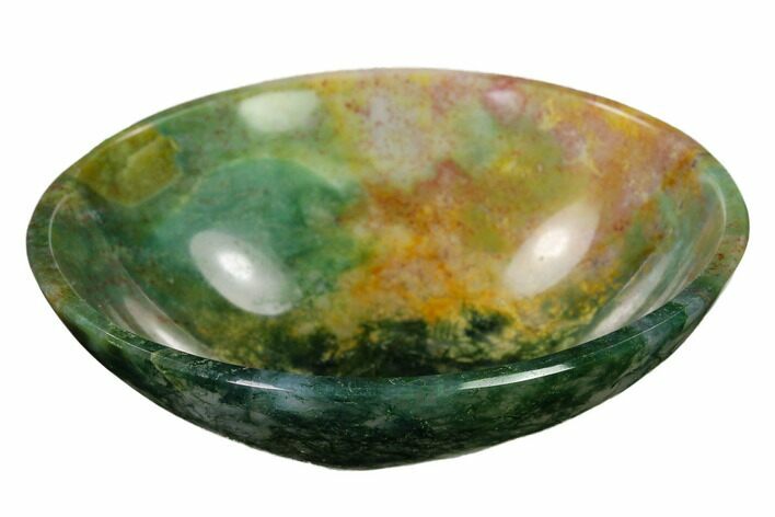 Polished Moss Agate Bowl #147674